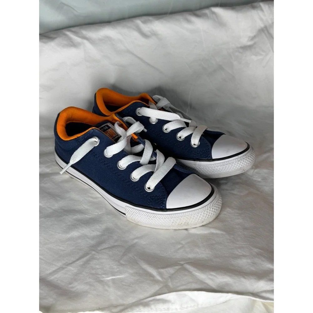 Kids‎ Converse Chuck T navy & orange sz 1